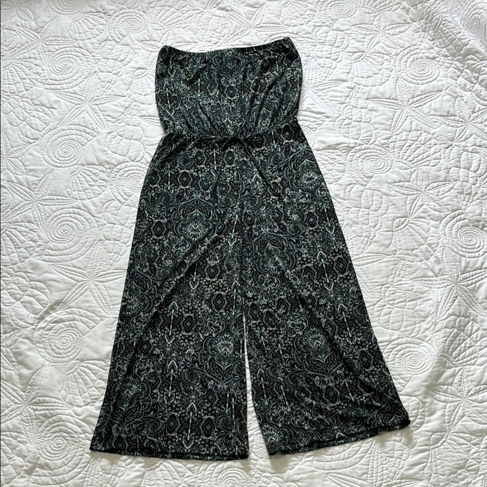 Connected Apparel Black Velvet Jumpsuit